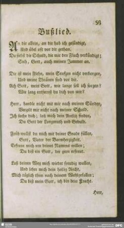 Bußlied