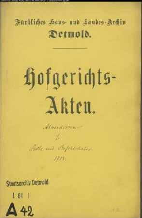 Alverdissen, Flecken gegen Räte und Befehlshaber in Alverdissen