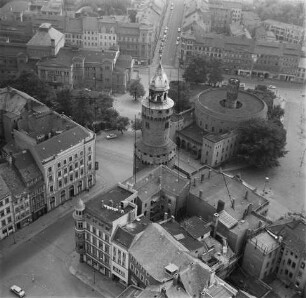 Demianiplatz in Görlitz : Blickrichtung Südwesten zur Luisenstraße