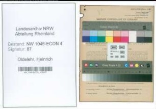 Entnazifizierung Heinrich Oldelehr , geb. 14.07.1920 (Verkaeufer)