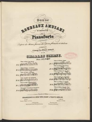 No. 4: Thème de l'opéra: Ugo, Conte di Parigi, de Donizetti : Op. 583