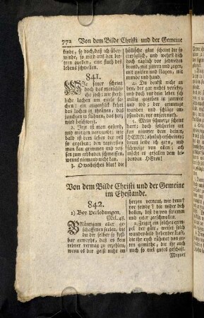 772-781, Von dem bilde Chrisi und der Gemeine im Ehestande