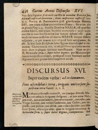 446-454, Discursus XVI