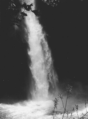Wasserfall im Columbia-River-Tal : Blick auf einen Wasserfall im Columbia-River-Tal.