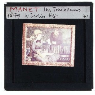 Manet, Im Wintergarten