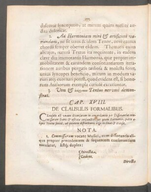 Cap. XVIII. - De Clausulis Formalibus