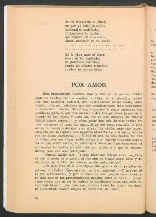Por amor