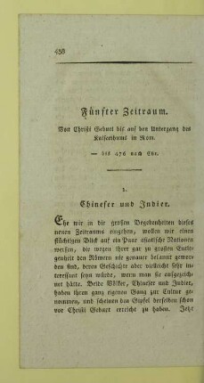 1. Chineser und Indier