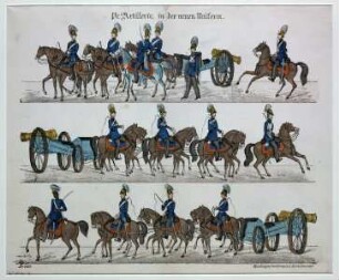 Bilderbogen: Preussische Artillerie