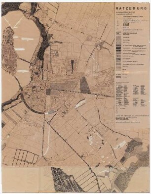 Landschaftsaufbauplanung Ratzeburg: Vegetationsbestand 1:5000