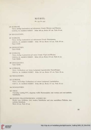Möbel (Nr.335-353)