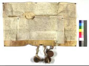 Erzherzog Maximilian, Deutschmeister, gestattet dem Komtur der Ballei Hessen 16000 Gulden zu Türkensteuer aufzunehmen.