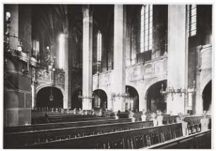 Thomaskirche, Leipzig Bachgruft: Kirchenraum