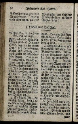 5. Leiden und Tod Jesu.