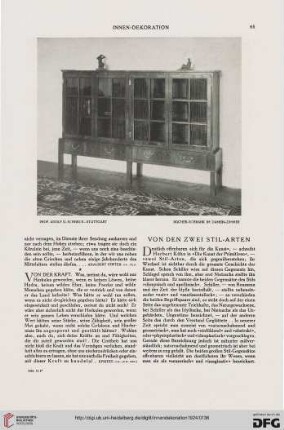 35: Von den zwei Stil-Arten