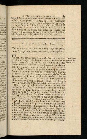 83-105, Chapitre IX