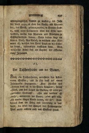 ¬Der¬ Taschenspieler und der Bauer