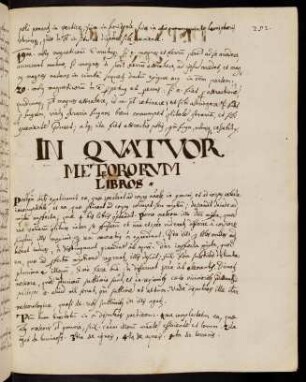 252r-276r, In quattuor libros meteororum Aristotelis