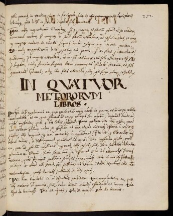 252r-276r, In quattuor libros meteororum Aristotelis