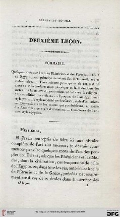 Deuxième leçon