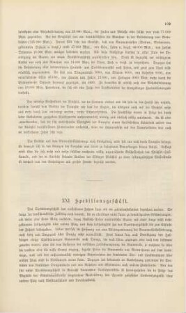 XXI. Speditionsgeschäft.