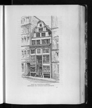 Haus am Dornbusch, Hamburg. Gezeichnet von Fräulein Marie Kortmann