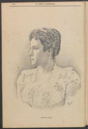 [Retrato de] Amalia Puga.