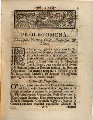Theses Ex Universa Philosophia