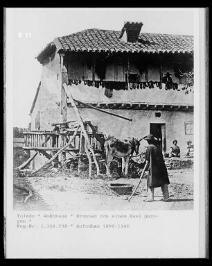 Toledo: Waschmühle mit Esel
