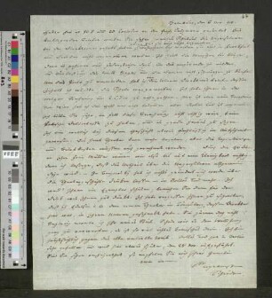 Brief an August von Kotzebue