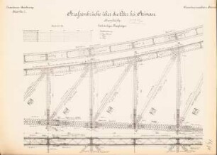 Straßenbrücke über die Oder, Steinau: Linksseitiger Kragträger: Schnitt 1:25