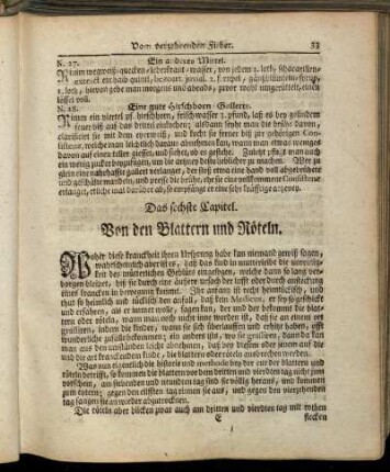 Das sechste Capitel. - Das zehende Capitel.