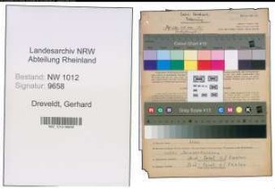 Entnazifizierung Gerhard Van Dreveldt , geb. 31.08.1901 (Landwirt)