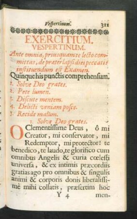 Exercitium