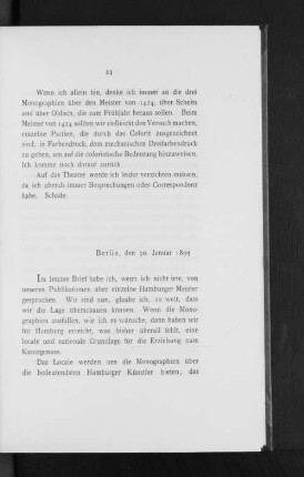 Berlin, den 30. Januar 1899