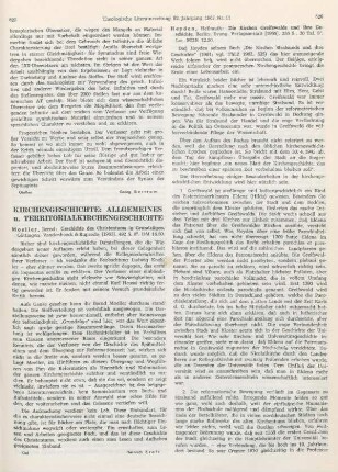 825 [Rezension] Moeller, Bernd, Geschichte des Christentums in Grundzügen