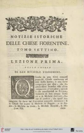 Lezione prima