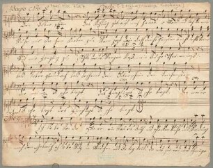 2 Partsongs, V (4) - BSB Mus.ms. 7587 : [modern heading with pencil:] [2 Mehrstimmige Gesänge]