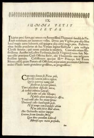 IX. Summa Petit Pietas.