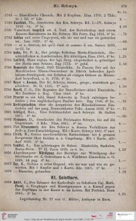 Kt. Solothurn (Nr. 3809 - 3833)