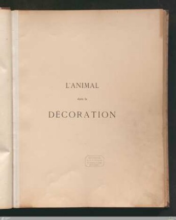 L' animal dans la décoration