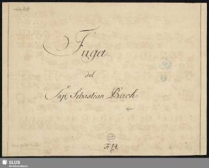 Fugues - Mus.2405-T-32 : keyb; BWV 959