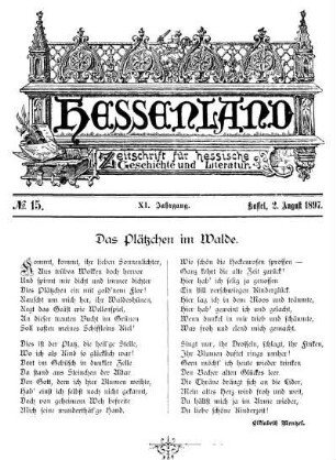 No. 15, 2. August 1897