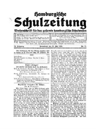 Erziehliche Aufgaben der Bühne