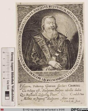 Bildnis Melchior Cramer