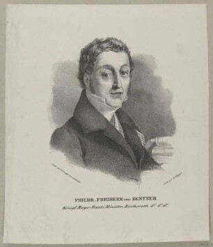 Bildnis des Friedrich Freiherr von Zentner
