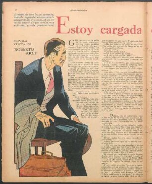 Estoy cargada de muerte : Novela corta de Roberto Arlt