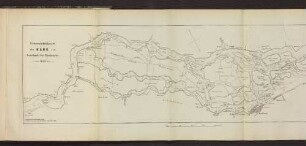 Uebersichtskarte der Elbe von Geesthacht bis Blankenese 1853