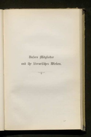 Unsere Mitglieder und ihr literarisches Wirken