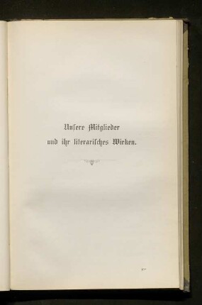 Unsere Mitglieder und ihr literarisches Wirken